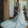 Vestido de novia allure bridals de encaje