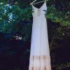 Vestido de novia de gasa diseñado por Maria Luisa Vega