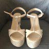 Brillantes swarovski en zapatos de novia