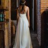 Vestido de novia usado de gasa hecho por la Fran Larraín