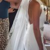 Vestido de novia de gasa de seda marca AE Novias