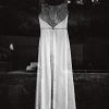 Vestido de novia de piel de ángel hecho por Francisca Larraín