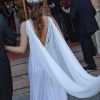 Vestido de novia de seda hecho por Francisca Larraín y Camila Urbina