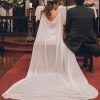 Vestido de seda de novia en venta hecho por Francisca Chicioada