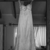 Vestido de novia de tul bordado por Carolina Anich