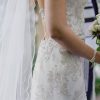Vestido de encaje bordado de novia Maggie Sottero