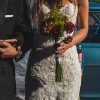 Vestido de novia de macramé en venta