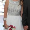 Vestido de novia Luz Edwards con pedrería