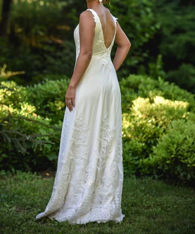 Vestido de novia de piel de ángel en venta