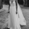 Vestido de novia de Charmeuse de seda