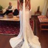 Vestido de novia de crepe de seda Luz Edwards