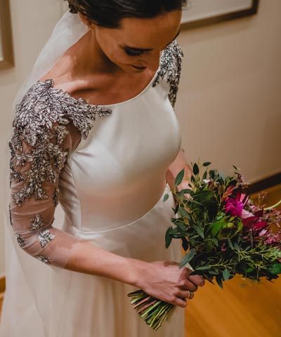 Vestido de novia de Daniela Bustamante