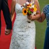 Vestido de novia de macramé marca Punto Clave