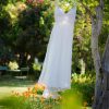 Vestido de novia con detalles de pedrería en venta