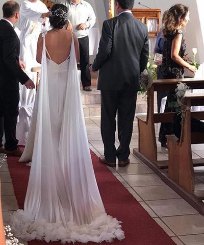 Vestido de novia en venta hecho por Sofía Larraín
