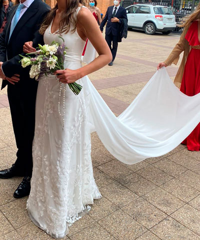 Se vende Vestido de Novia Usado Para Matrimonio color blanco en chile |  